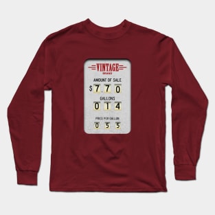 Vintage Gas Pump Long Sleeve T-Shirt